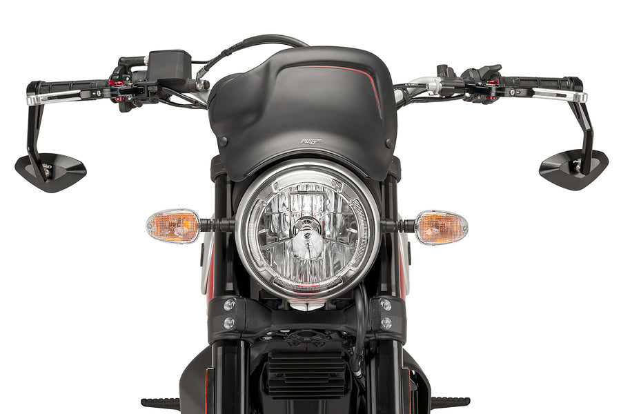 TRIUMPH BONNEVILLE T 120 NEGRO [2025] - Espejo retrovisor Hi-Tech IV | Negro | PUIG 6994N