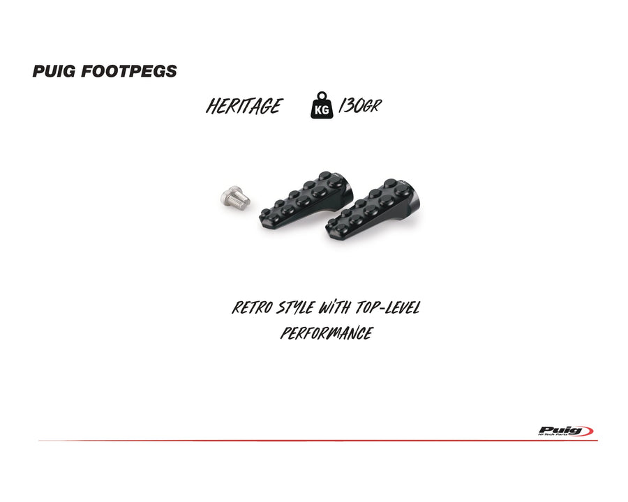 BMW R 1300 GS ADVENTURE [2025] – Reposapiés todoterreno – Negro