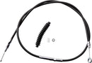 harley davidson fls [ESPECIALIDADES DE ARRASTRE] - Cable de embrague de vinilo negro de alto rendimiento-1