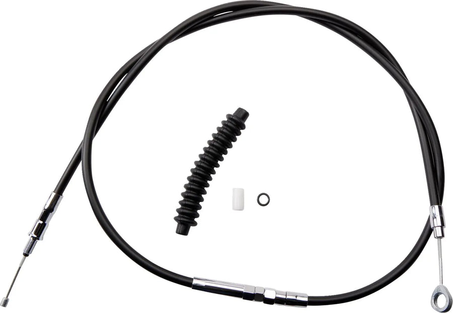 harley davidson fls [ESPECIALIDADES DE ARRASTRE] - Cable de embrague de vinilo negro de alto rendimiento