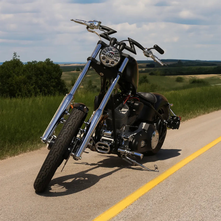 Harley-Davidson FLHCS 1868 Softail Heritage Classic 114 [2024] - 2 faros delanteros LED adaptables con montaje en pedestal - N.º de artículo. 0555071 – imagen 5