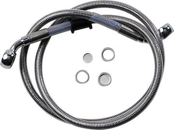 harley davidson fxfb [ESPECIALIDADES DE ARRASTRE] - Kit de latiguillos de freno de acero inoxidable