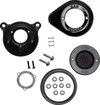 Harley-Davidson FLRT 1690 Freewheeler [2015-2016] - Mini Teardrop Stealth Luftfilter-Kit – Oberfläche: Silber – Bild 6