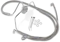Harley Davidson Flhr [ESPECIALIDADES DE ARRASTRE] - Kit de línea de freno de acero inoxidable, extendido