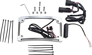 harley davidson flhr [DINÁMICA PERSONALIZADA] - Marco de matrícula con radio LED