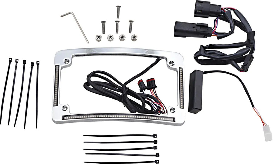 harley davidson flhr [DINÁMICA PERSONALIZADA] - Marco de matrícula con radio LED