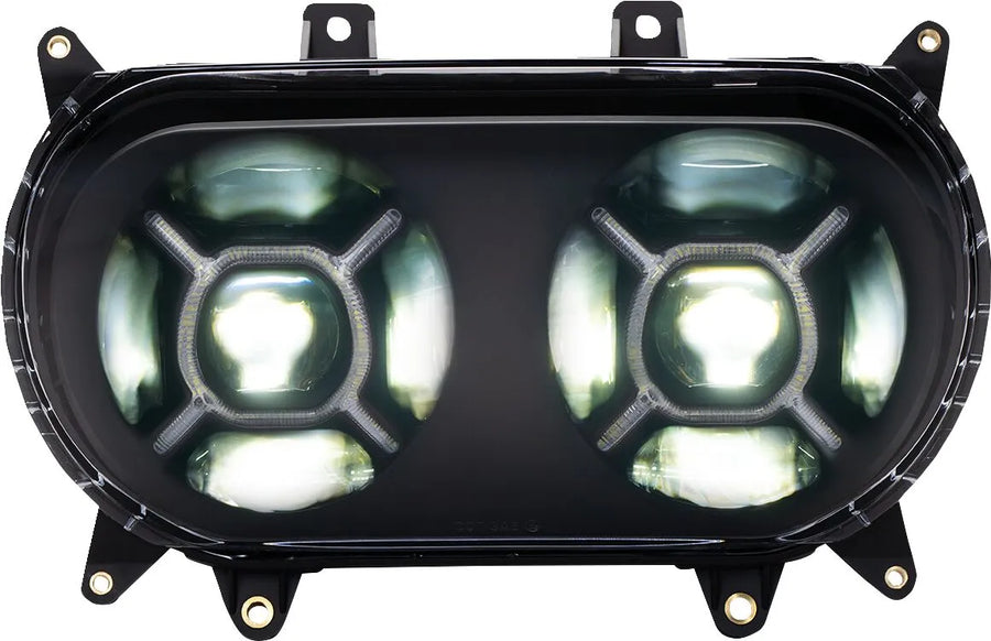 harley davidson fltruse [DINÁMICA PERSONALIZADA] – Faro LED doble X