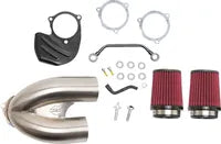 Harley-Davidson FLRT 1868 Freewheeler 114 [2025] - Tuned Induction Luftfilterkit – Oberfläche: Silber – Bild 11