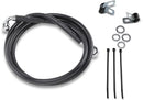 harley davidson fxsts [ESPECIALIDADES DE ARRASTRE] - Kit de línea de freno de vinilo negro extendido-2