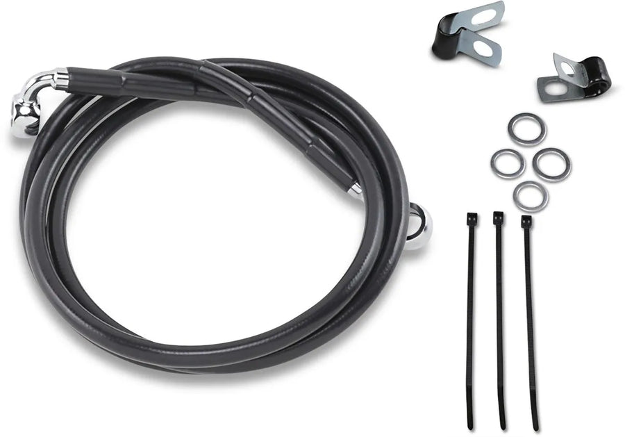 harley davidson fxsts [ESPECIALIDADES DE ARRASTRE] - Kit de línea de freno de vinilo negro extendido