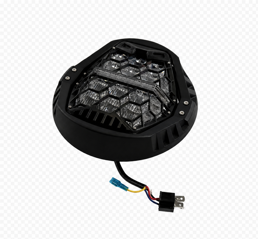 Faro LED universal 7 pulgadas blanco/blanco/blanco [MOTORIZAR]