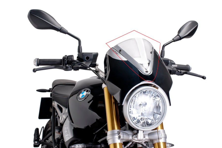 BMW R NINET URBAN S [2024] - Visera para parabrisas RetroVision - Tintada