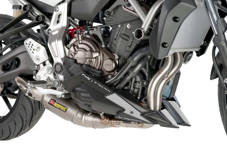 YAMAHA MT-07 MOTO CAGE [2017] - Alerón delantero - Negro mate