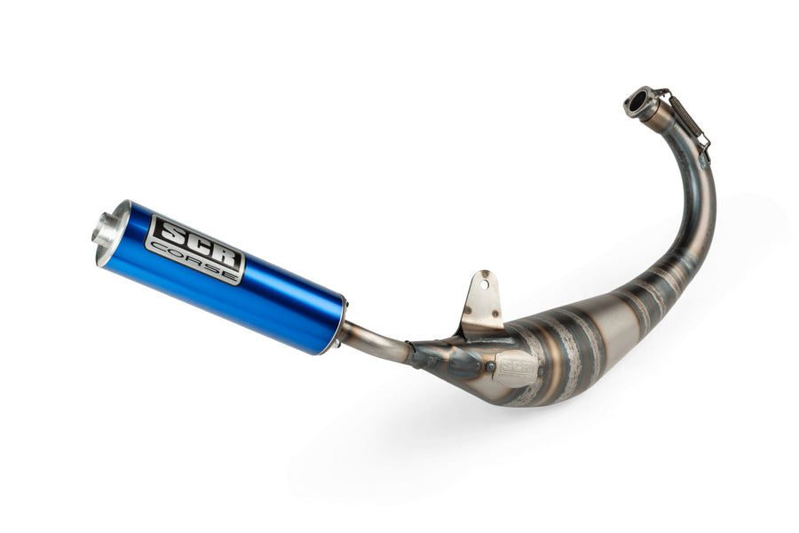 Derbi Senda R X-Race Trail '05 - '10 50 2T D50B0 - Auspuff Racing Line 70 80 Blau