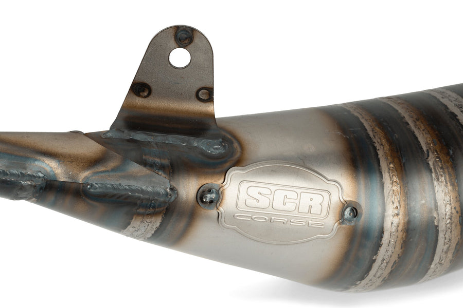 Fantic XM 50 2T - Auspuff Racing Line 80-90 lila
