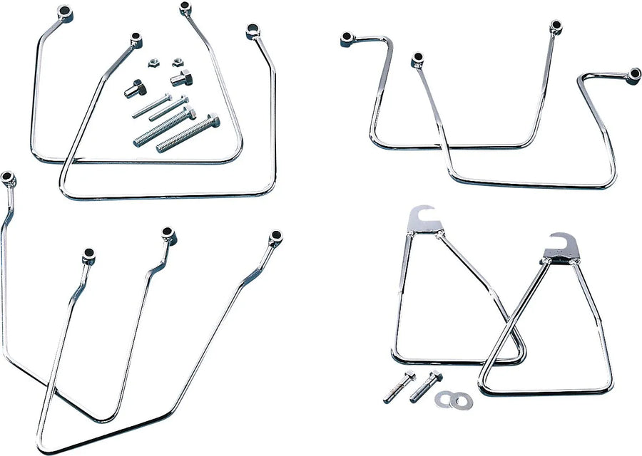 Harley-Davidson Low Rider S [ESPECIALIDADES DE ARRASTRE] - Soportes de alforjas cromados