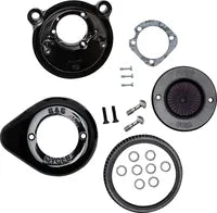 Harley-Davidson Xl 883 R Roadster [2004, 2009-2010, 2013] - Sidekick Luftfilter-Kit – Oberfläche: Schwarz – Bild 5