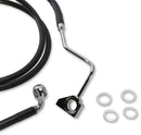 harley davidson fltr [ESPECIALIDADES DE ARRASTRE] - Kit de línea de freno de vinilo negro extendido-2