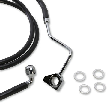 harley davidson fltr [ESPECIALIDADES DE ARRASTRE] - Kit de línea de freno de vinilo negro extendido - 0