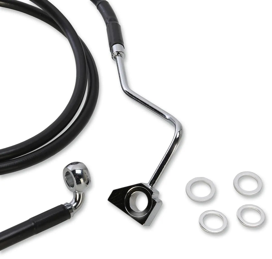 harley davidson fltr [ESPECIALIDADES DE ARRASTRE] - Kit de línea de freno de vinilo negro extendido