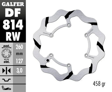 Mezcla de aceite Beta RR 300 [2019] - DISCO DE FRENO FIJO ONDULADO RANURADO OVERSIZE – foto 2