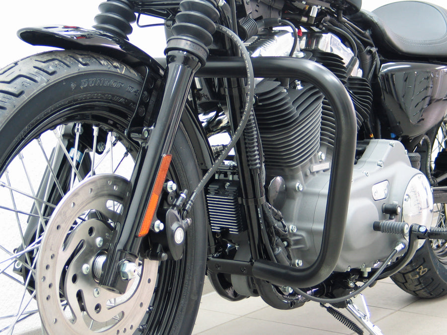Harley Davidson Sportser EVO 883/1200 [2004-2020] - Bar protector hecho de tubo de 38 mm, negro