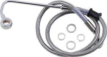 harley davidson fxsb [ESPECIALIDADES DE ARRASTRE] - Kit de latiguillos de freno de acero inoxidable