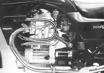 Honda CX 500/650 (también E + C) + GL 500/650 con tapa de radiador de aluminio - barra protectora