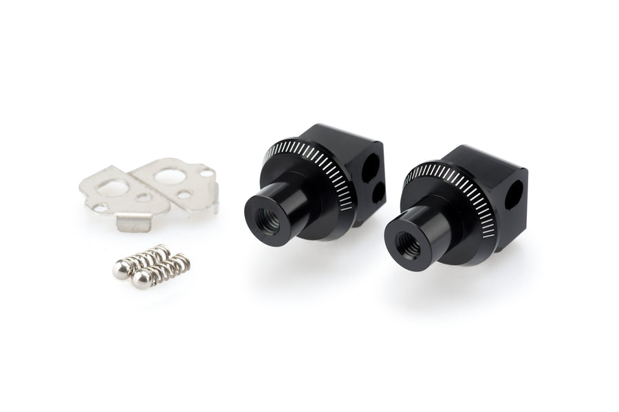 BMW G 650 GS SERTAO [2016] – Adaptador almohadilla de goma para reposapiés del pasajero – negro