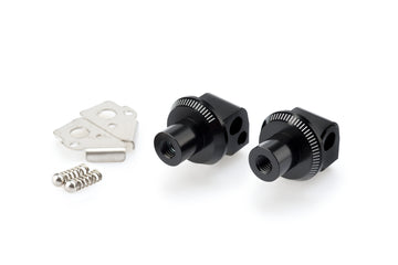 BMW R 1200 GS [2003] – Adaptador de almohadilla de goma para reposapiés del pasajero – negro