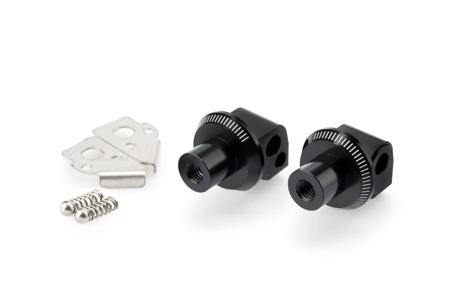 BMW R 1200 GS [2003] – Adaptador de almohadilla de goma para reposapiés del pasajero – negro