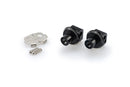 BMW R 1200 GS ADVENTURE [2013] – Adaptador de almohadilla de goma para reposapiés del pasajero – negro-1
