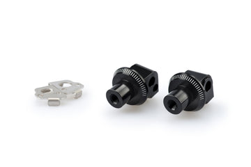 BMW R 1250 GS ADVENTURE [2024] – Adaptador de almohadilla de goma para reposapiés del pasajero – negro