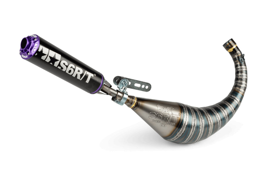 Rieju MRT Pro 50 2T - Auspuff R/T 70 - 80 Schwarz / Lila