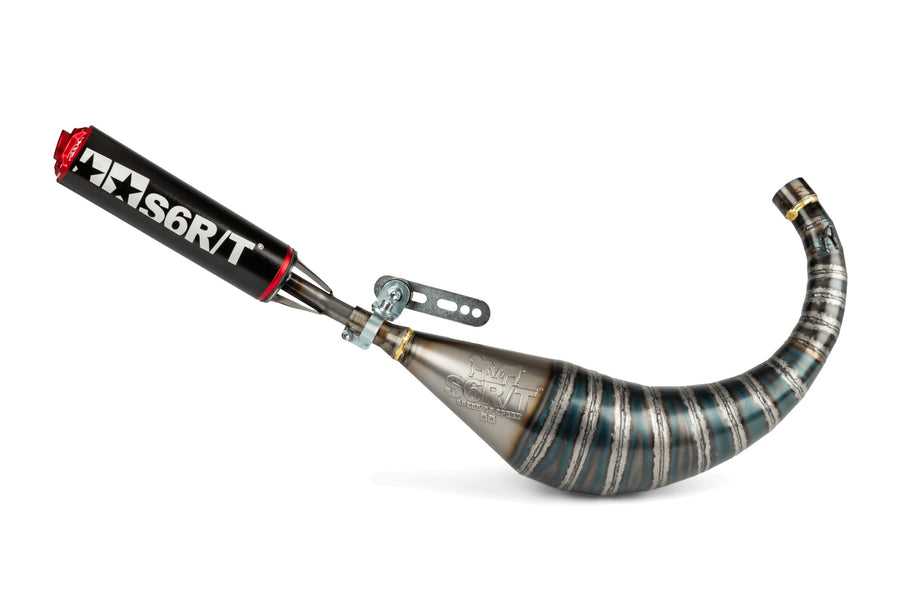 Rieju MRT Pro SM 50 2T - Auspuff R/T 70 - 80 Schwarz / Rot