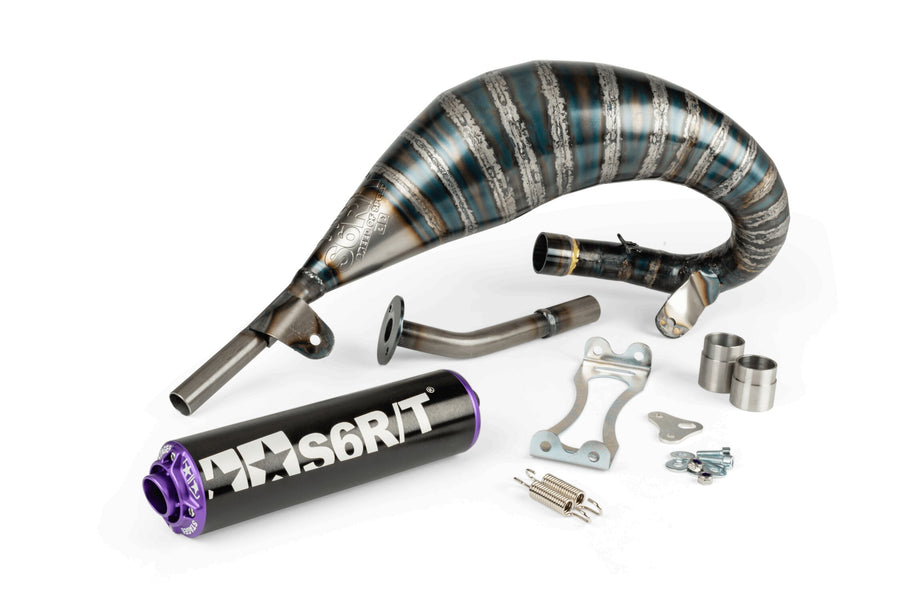 Beta RR SM 50 2T - Escape R/T 70-80 Negro / Morado