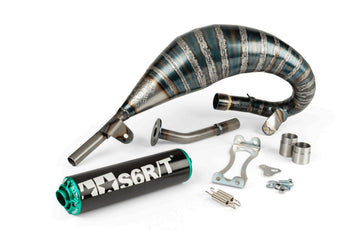 Beta RR Enduro 50 2T - Escape R/T 70-80 Negro / Turquesa