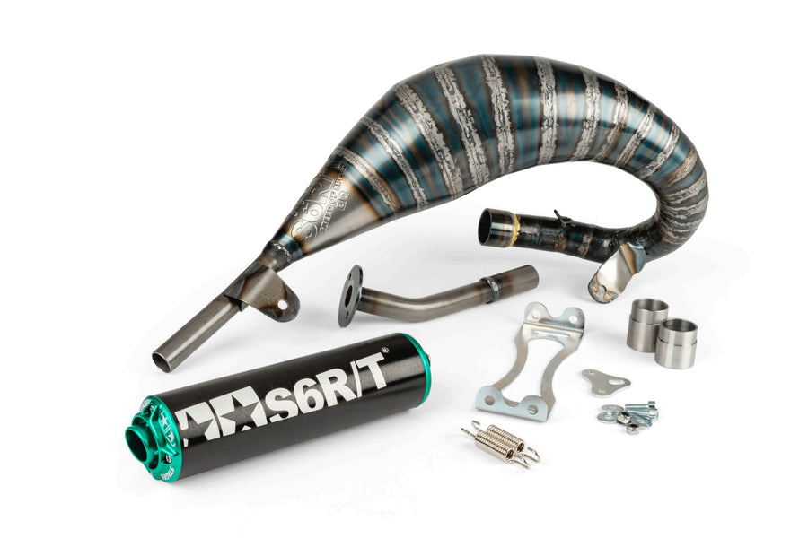Beta RR SM 50 2T - Escape R/T 70-80 Negro / Turquesa