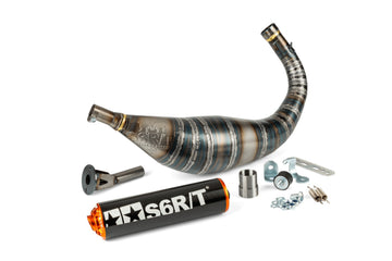 Beta RR Enduro 50 2T - Escape R/T 80-90 Negro / Naranja