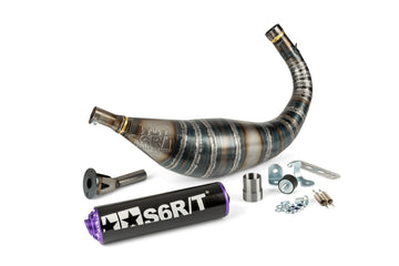 Beta RR Enduro 50 2T - Escape R/T 80-90 Negro / Morado