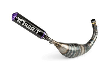 Beta RR Enduro 50 2T - Escape R/T 80-90 Negro / Morado