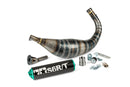 Peugeot XP6-Enduro 50 2T AM6 - Auspuff R/T 80–90 Schwarz / Türkis