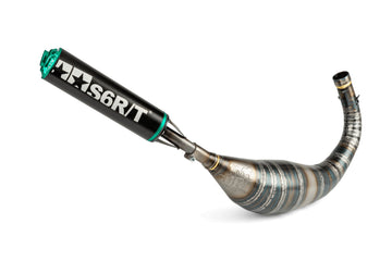 Beta RR Enduro 50 2T - Escape R/T 80-90 Negro / Turquesa