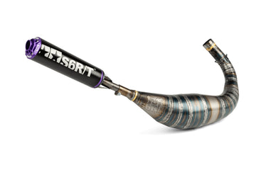 Beta RR Enduro 50 2T - Escape R/T 90-100 Negro/Morado