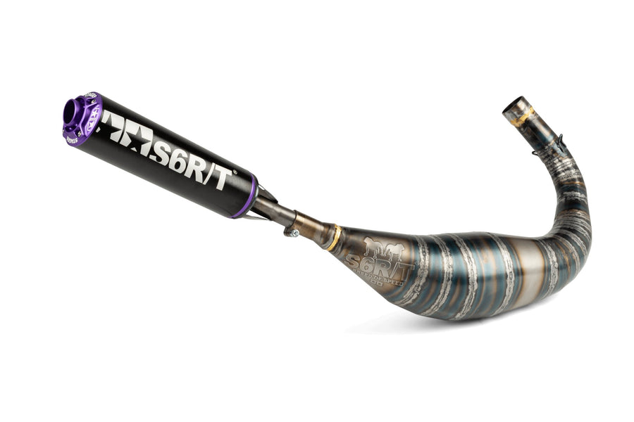 Beta RR Enduro 50 2T - Escape R/T 90-100 Negro/Morado