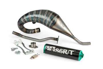 Aprilia RX Enduro 50 2T D50B0 [2007–] - Escape R/T Alto Negro Turquesa