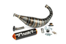 Derbi Senda R DRD Racing Enduro 50 2T D50B0 [2006–] - Auspuff 80-90 Schwarz / Orange