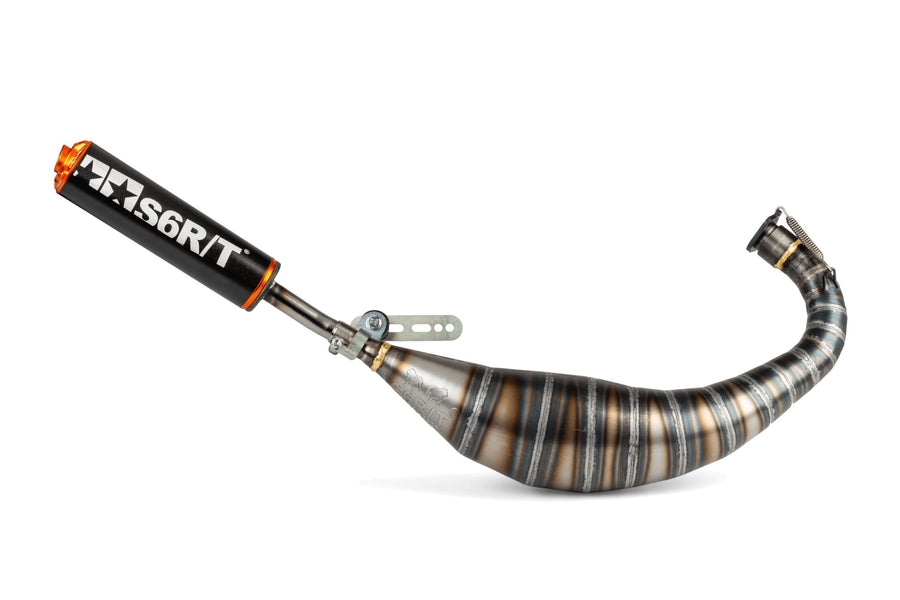 Derbi Senda R DRD Racing Enduro 50 2T D50B0 [2006–] - Auspuff R/T Schwarz Orange