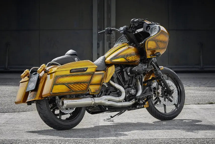 harley davidson touring [RICK'S MOTOS] – Disco de freno con diseño de onda flotante