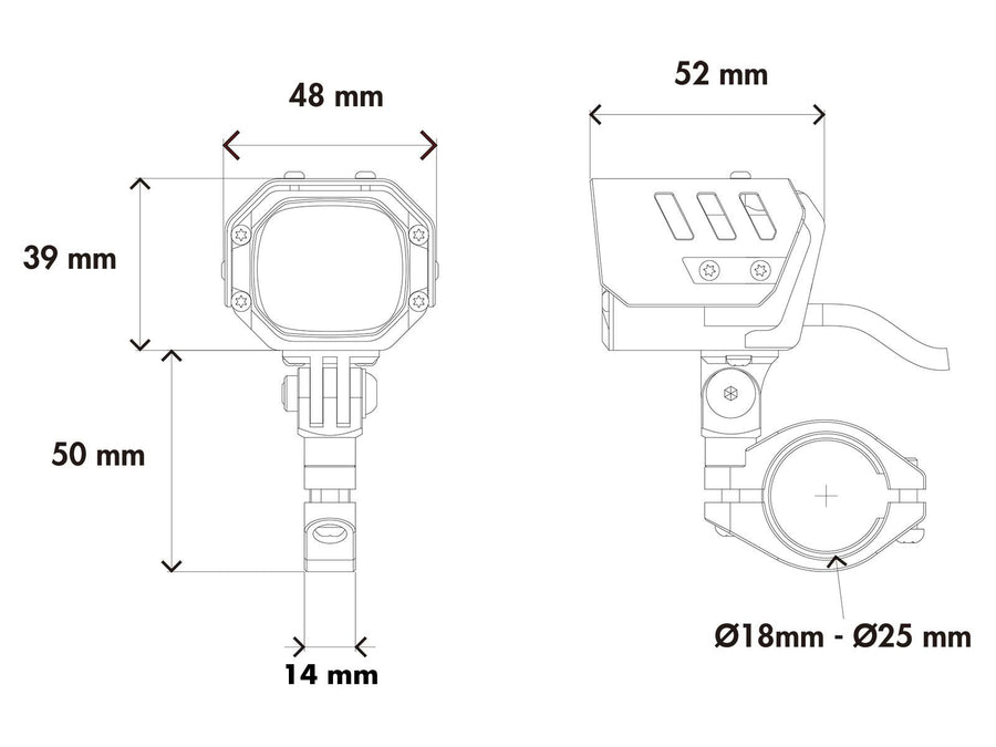 TRIUMPH Scrambler 400 XC [2025-] - LUCES ADICIONALES LED NOVA